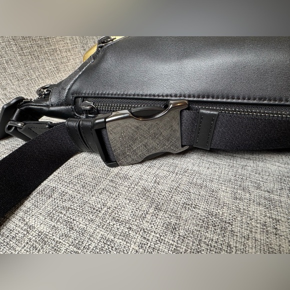 $239 COACH Warren Belt Bag In Signature canvas Charcoal Black F78777 - Picture 8 of 8